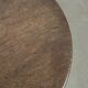 Practical round antique English tilt top table from the 18th century