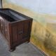Large oak and zinc planter