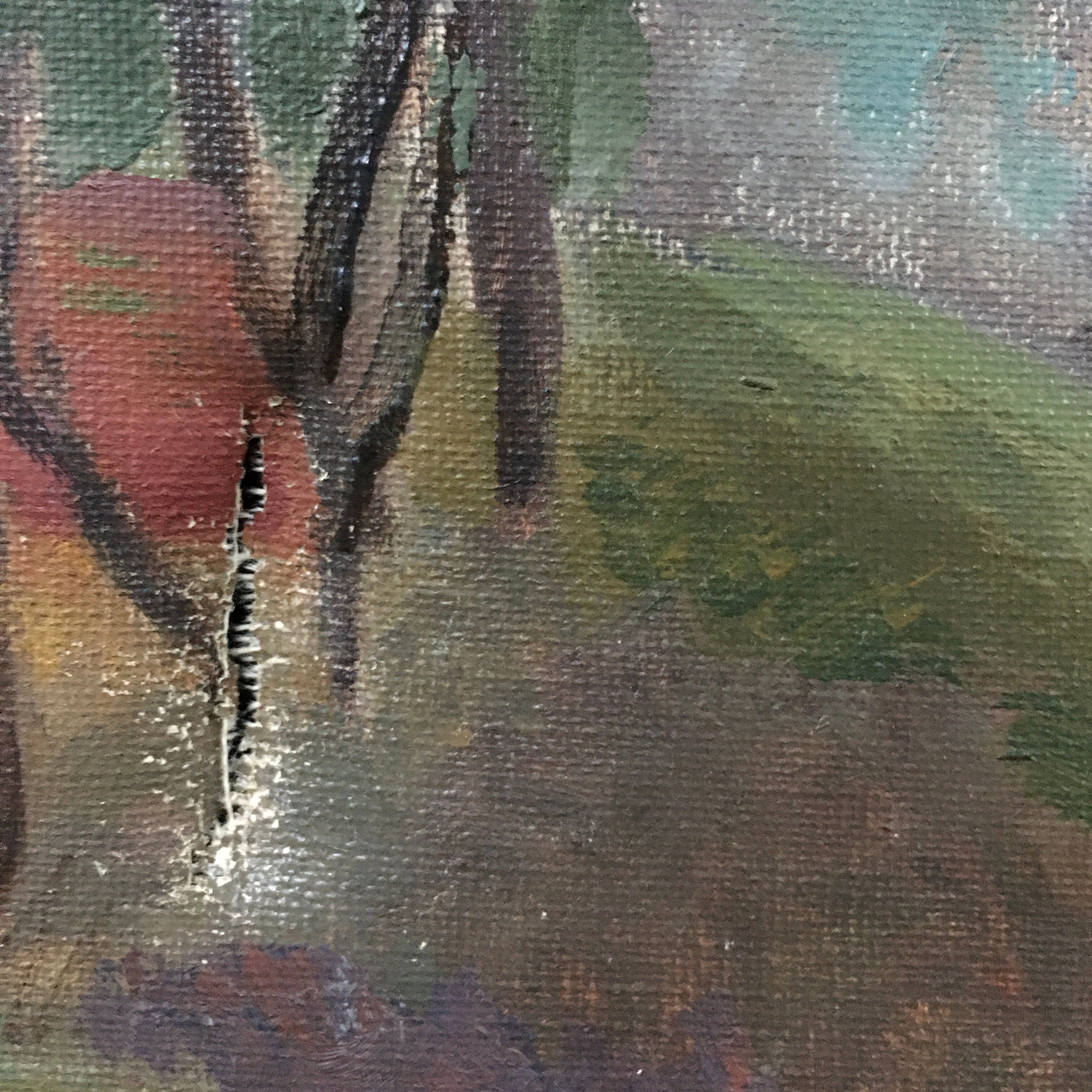 Abstract landscape painting