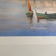 Signed lithograph by the Provençal French artist Victor Zarou.