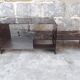 Table basse vintage en plexiglas