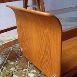 The 1970s teak coffee table