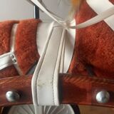 Vintage Sulky horse tricycle in wood and plush