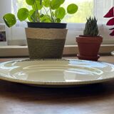 Antique earthenware serving dishes from Salins - Terre de fer