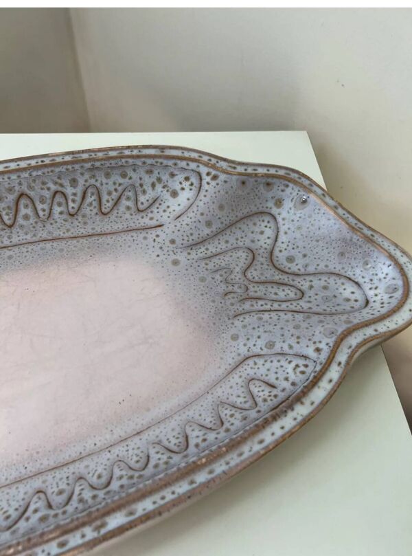 Plat zoomorphe poisson Jean Austruy Vallauris