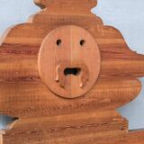 Mario Ceroli Bocca Della Verità Mid-Century Italian Bed for Poltronova