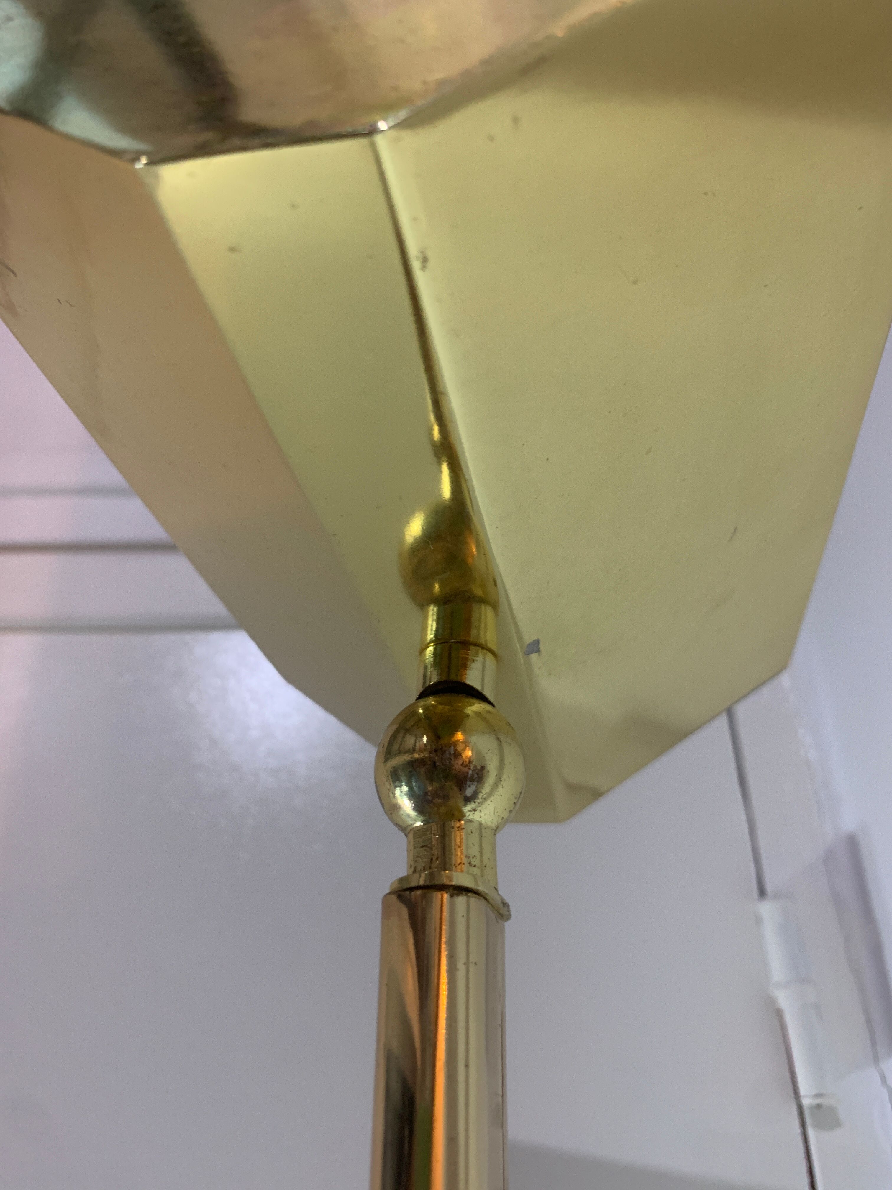 Italian brass floor lamp