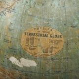 Philips 14 inch terrestrial globe c1920