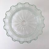 Vintage 80s glass ceiling or wall light