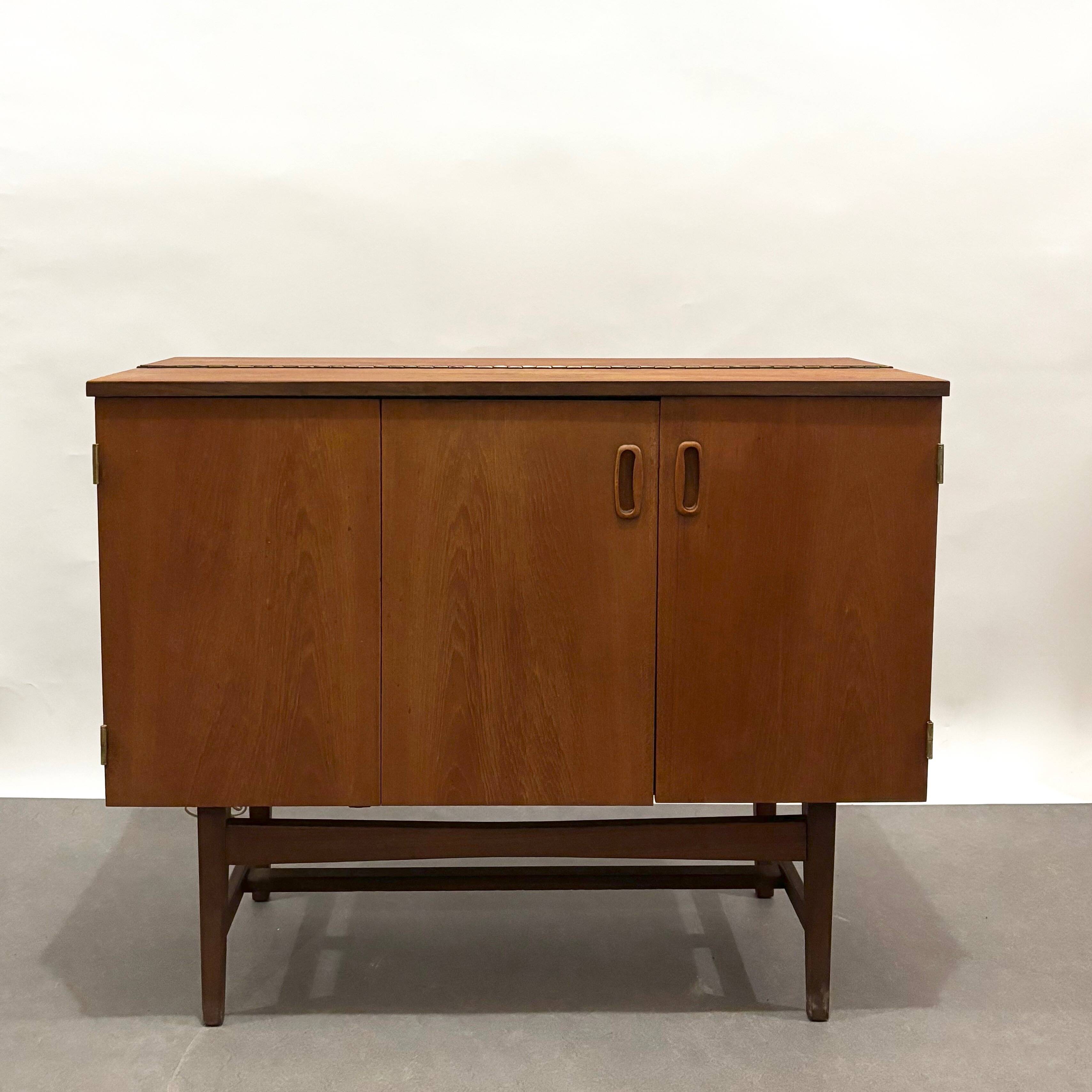 Enfilade bar scandinave en teck | Selency