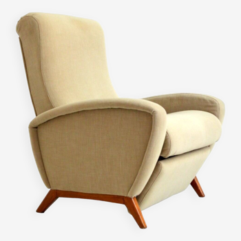 Fauteuil relax 1960 scandinave  vintage