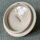 Vintage sugar bowl in half Badonviller porcelain