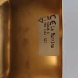 Orange Murano Glass and Brass Pendant by La Murrina, Italy, 1980s