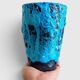 Charles Cart The Cyclops Blue Ceramic Vase, France, 1960s