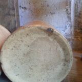 Three XXeme jam jars in glazed earth