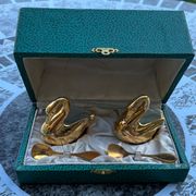 Paire de salerons Limoges