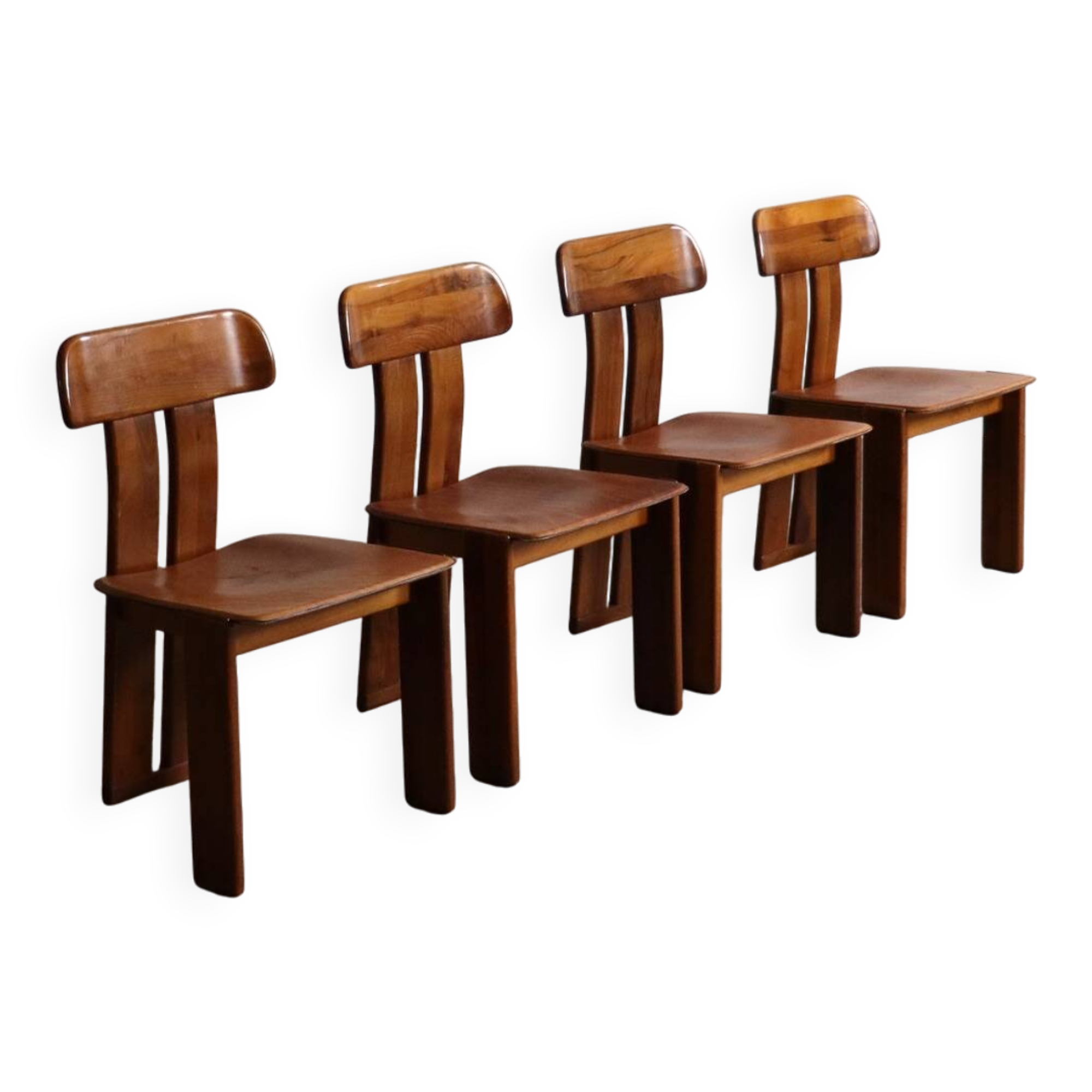 Mario Marenco Sapporo dining chairs Mobil Girgi Italy 1970s