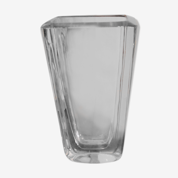 Scandinavian crystal vase from the 50s