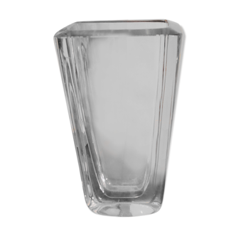 Scandinavian crystal vase from the 50s