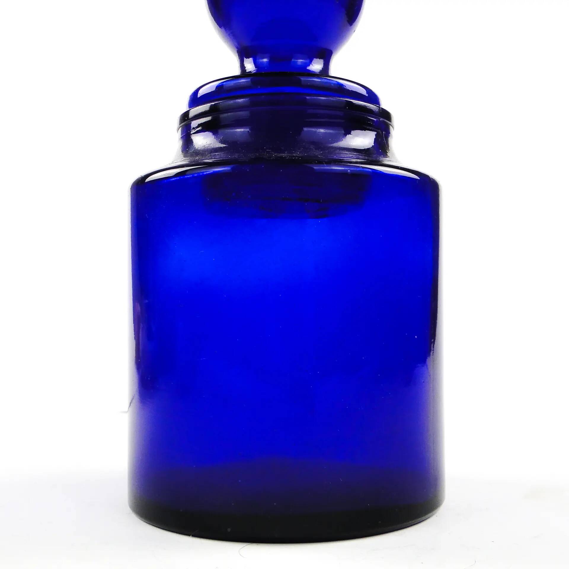 Minimalism bonbonniere, pressed glass, HSG Prądniczanka, Poland, 1970s