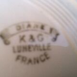 Assiettes à dessert Lunéville & KG