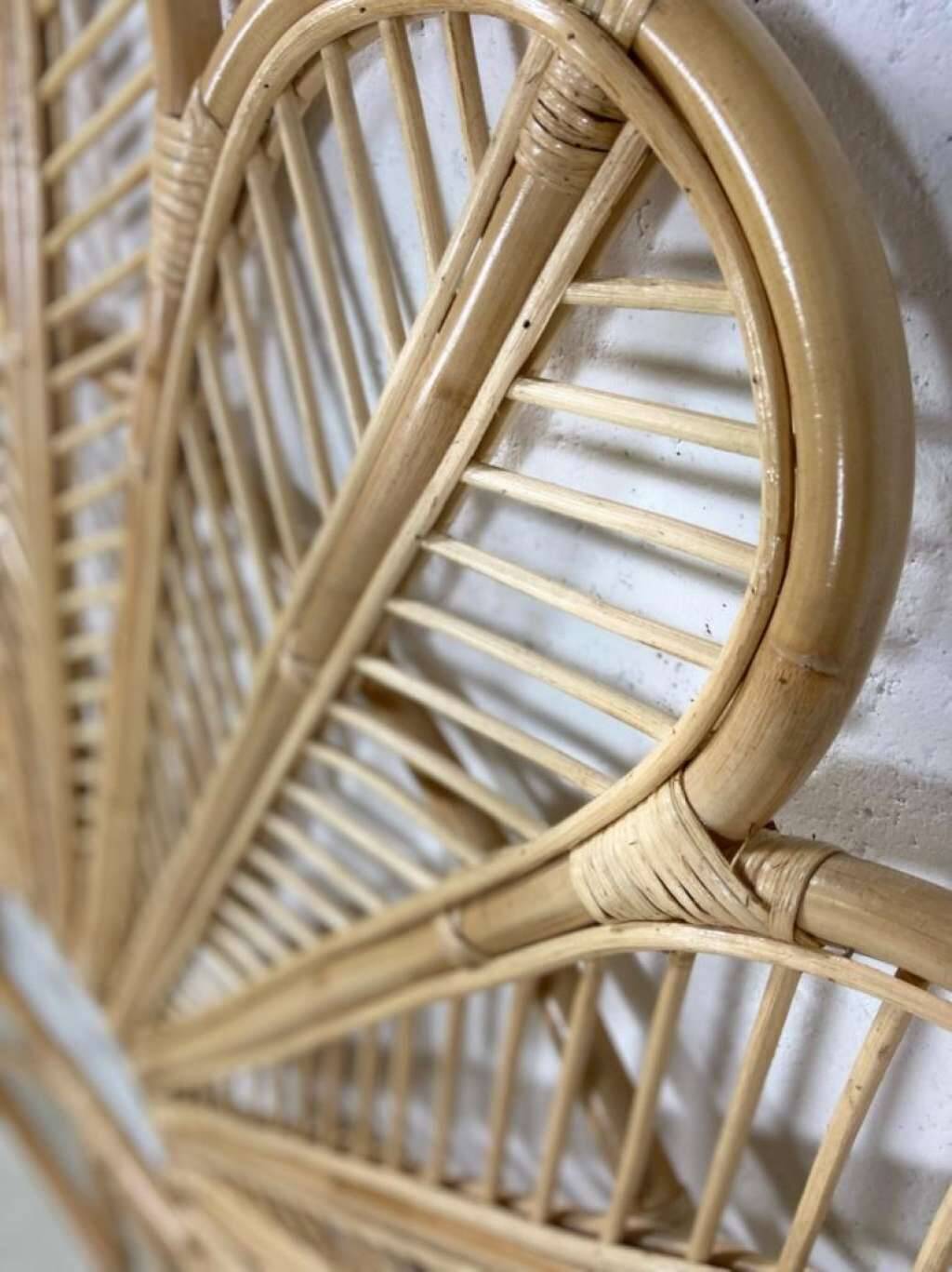 Handmade wicker headboard / headboard / bed