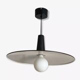 Black & white contemporary design lamp