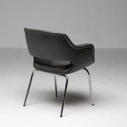 Kilta chairs by Olli Mannermaa in elephant grey, modern Scandinavian mid-century.
