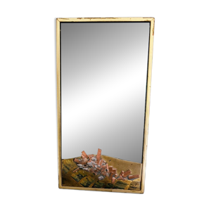 Miroir brutaliste signé