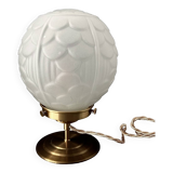 Art Deco globe table lamp