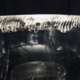 Crystal and silver bowl