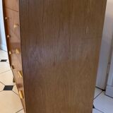 Vintage chest of drawers with compass feet