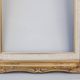Oil painting of the Mediterranean coast with a high-quality Baroque frame.