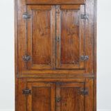 Armoire ancienne en chêne à 4 portes du 18ème siècle