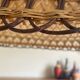 Vintage rattan chandelier pendant light decoration