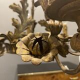 Italian tole chandelier, 1940s