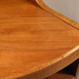 1970s teak corner shelf