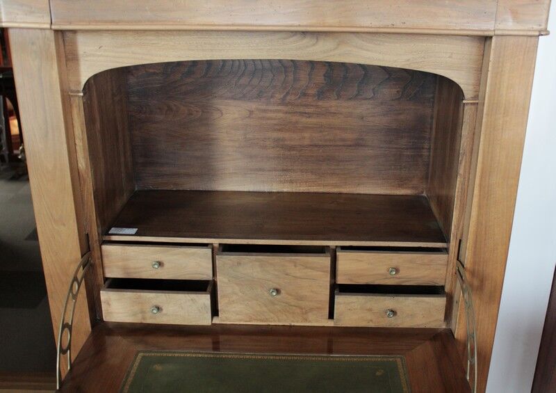Restoration in 19th Walnut Secretary