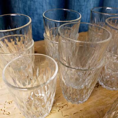 Set of 12 Duralex glasses Chambord model