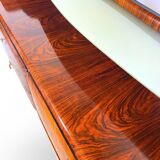 midcentury rosewood chest of drawers.