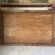 Large vintage tray, wood marquetry under glass