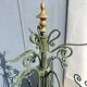Wrought iron coat rack