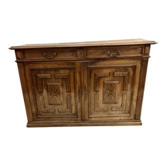 Carved solid wood sideboard