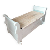 Coffre de rangement rénové -  style scandinave - pièce unique