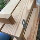 Vintage pine wall shelf