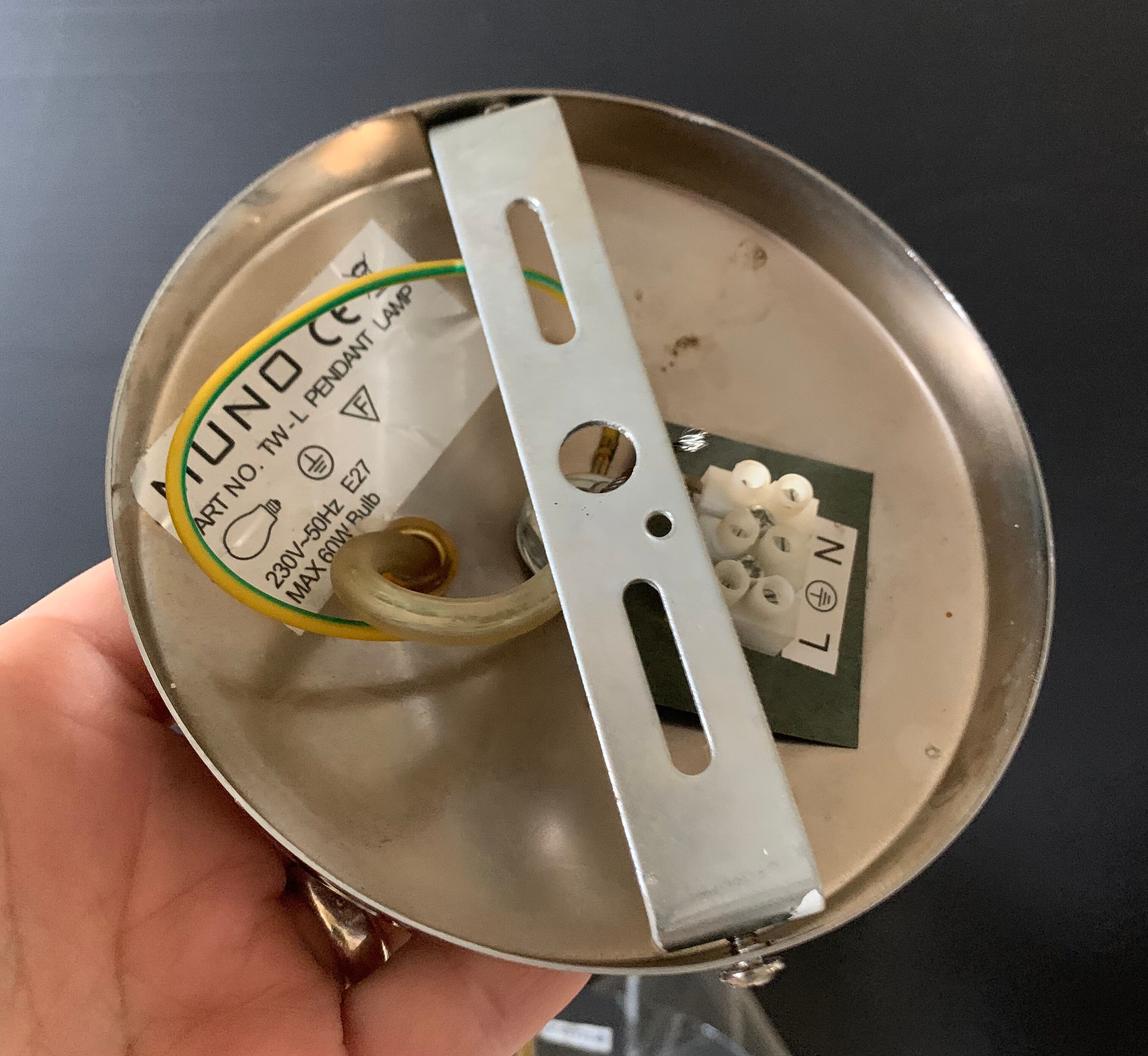 String chandelier Paul Secon