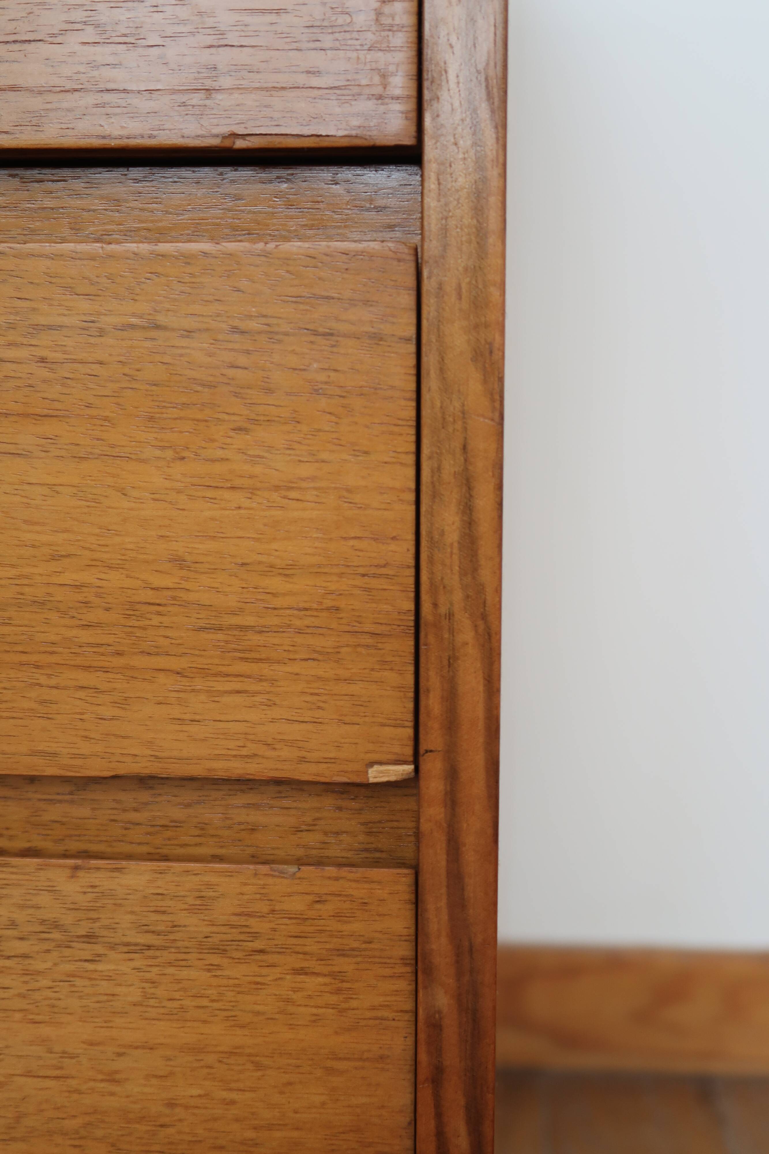 Scandinavian low chest of drawers