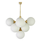 Atomic Lustre in Brass by Kaiser, Germany, 1960s