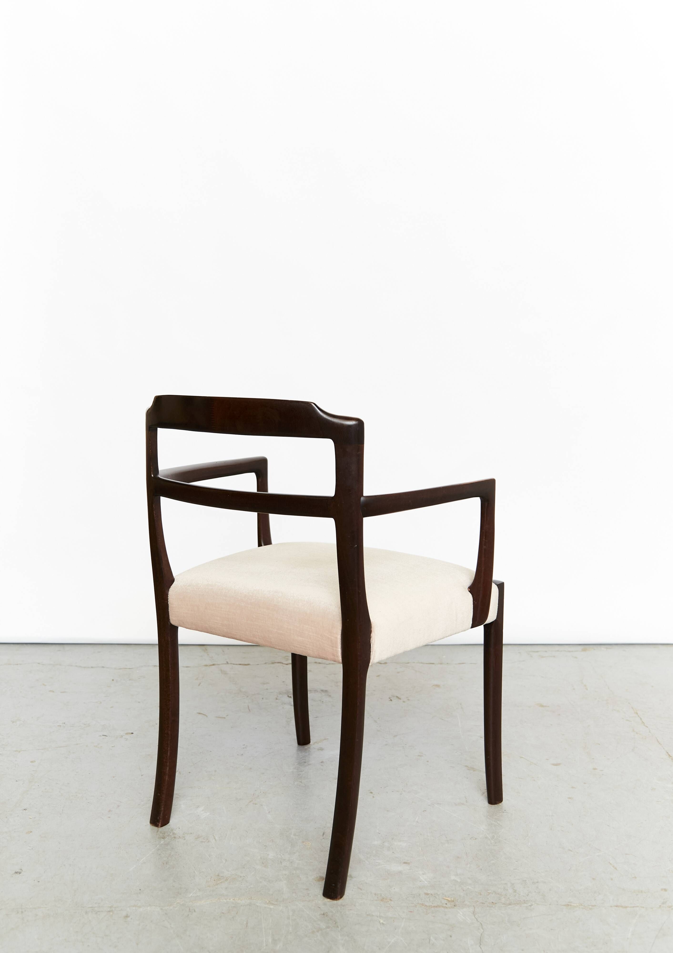 Mahogany dining chairs by Ole Wanscher for AJ Iversen, 1970s, set of 6