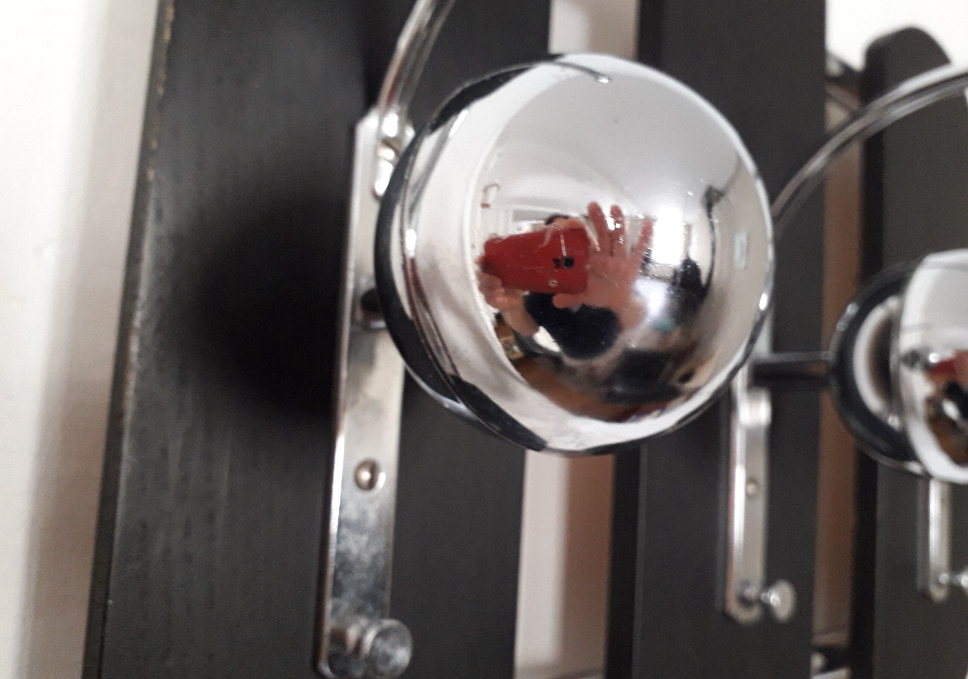 Vintage wall coat rack